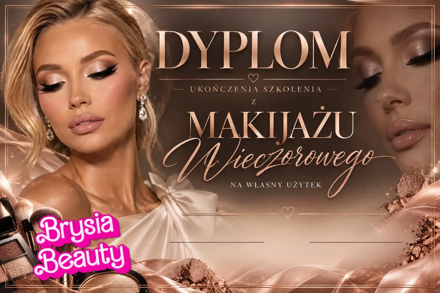 Makijaż wieczorowy, na własny użytek