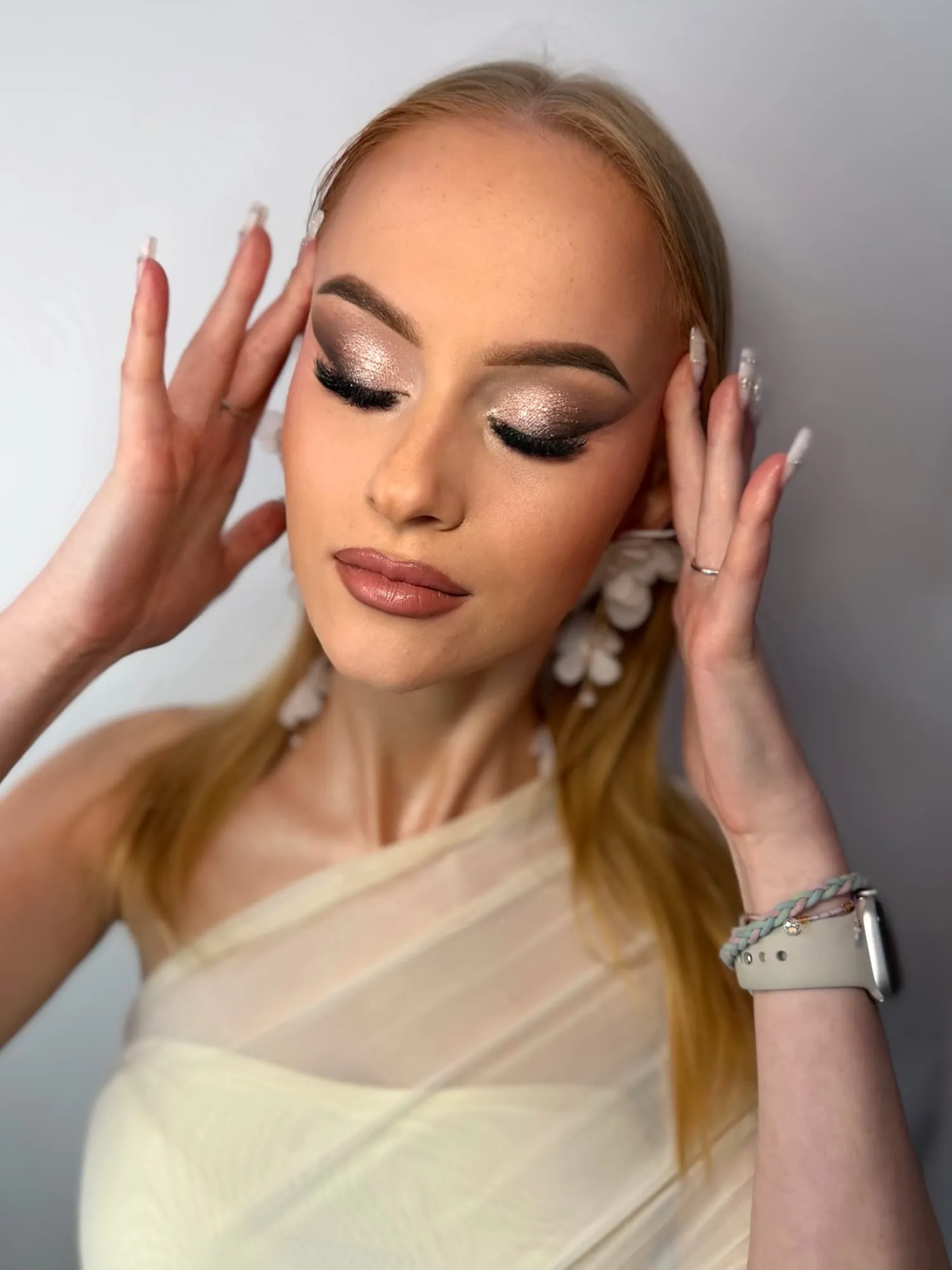 Makijaż Ślubny Glam, efekt ze szkolenia, zdjęcie 2