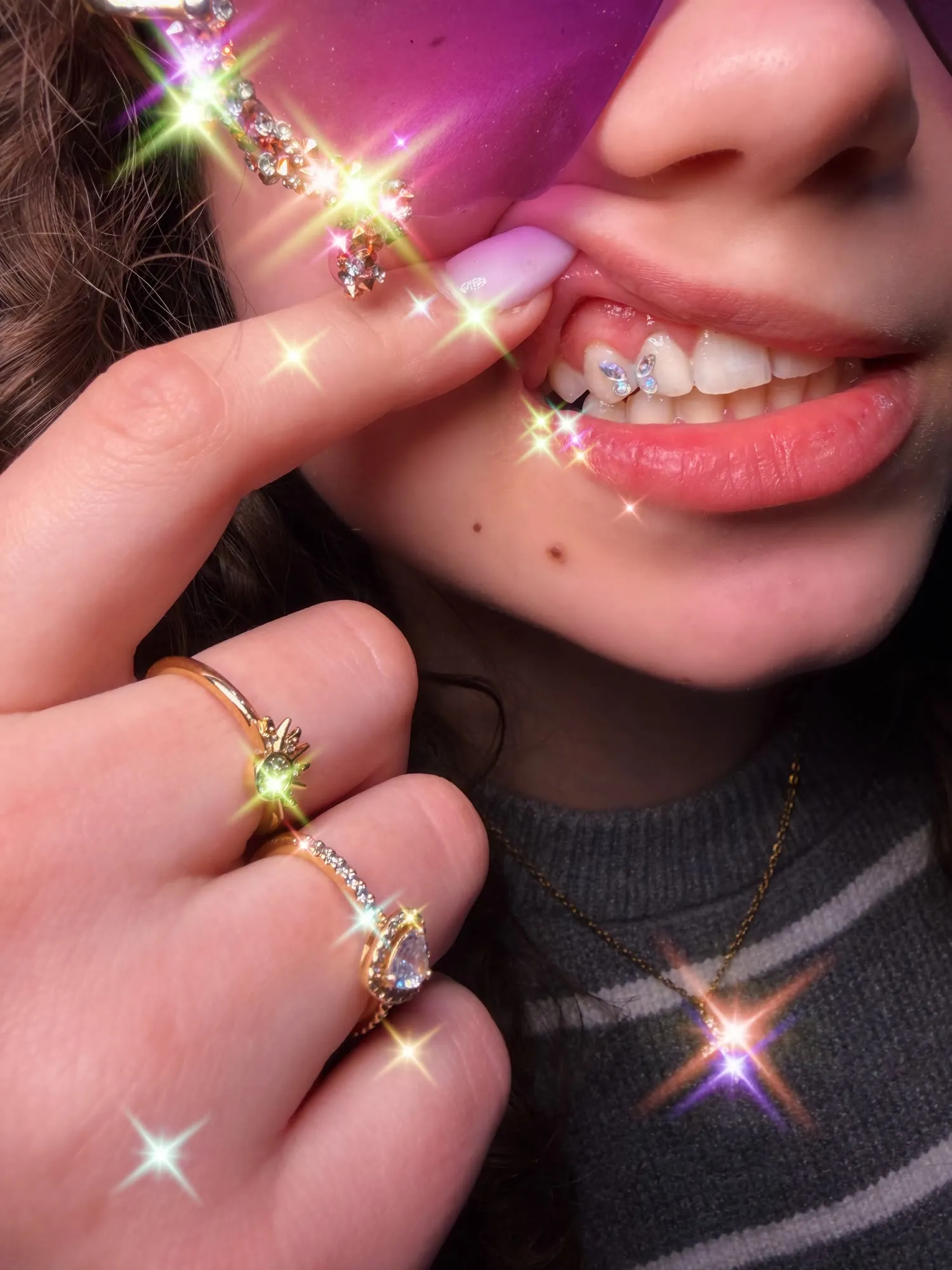 Tooth gems, biżuteria nazębna Brysia Beauty Sierpc, realizacja 4