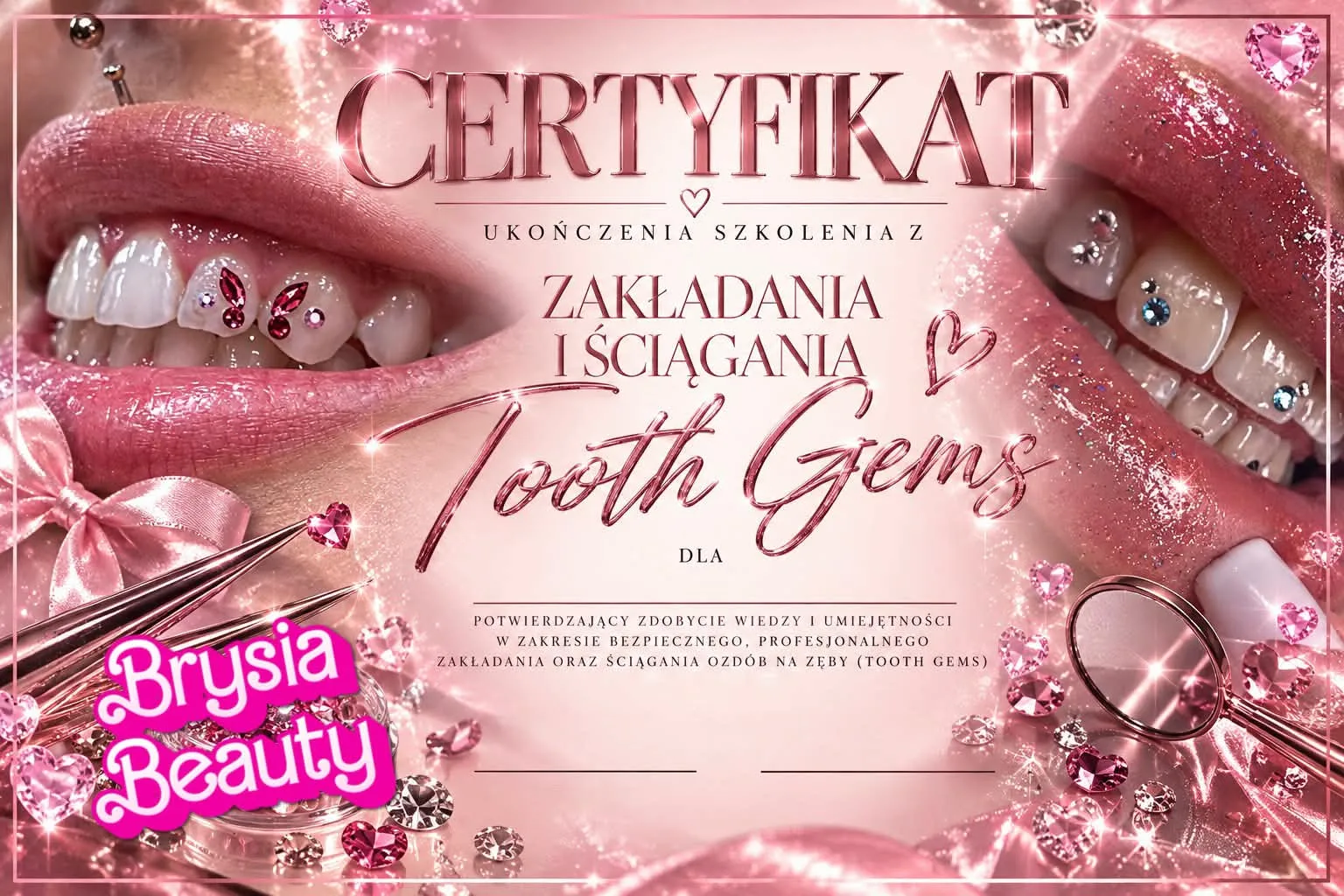 Zakładanie i ściąganie Tooth Gems