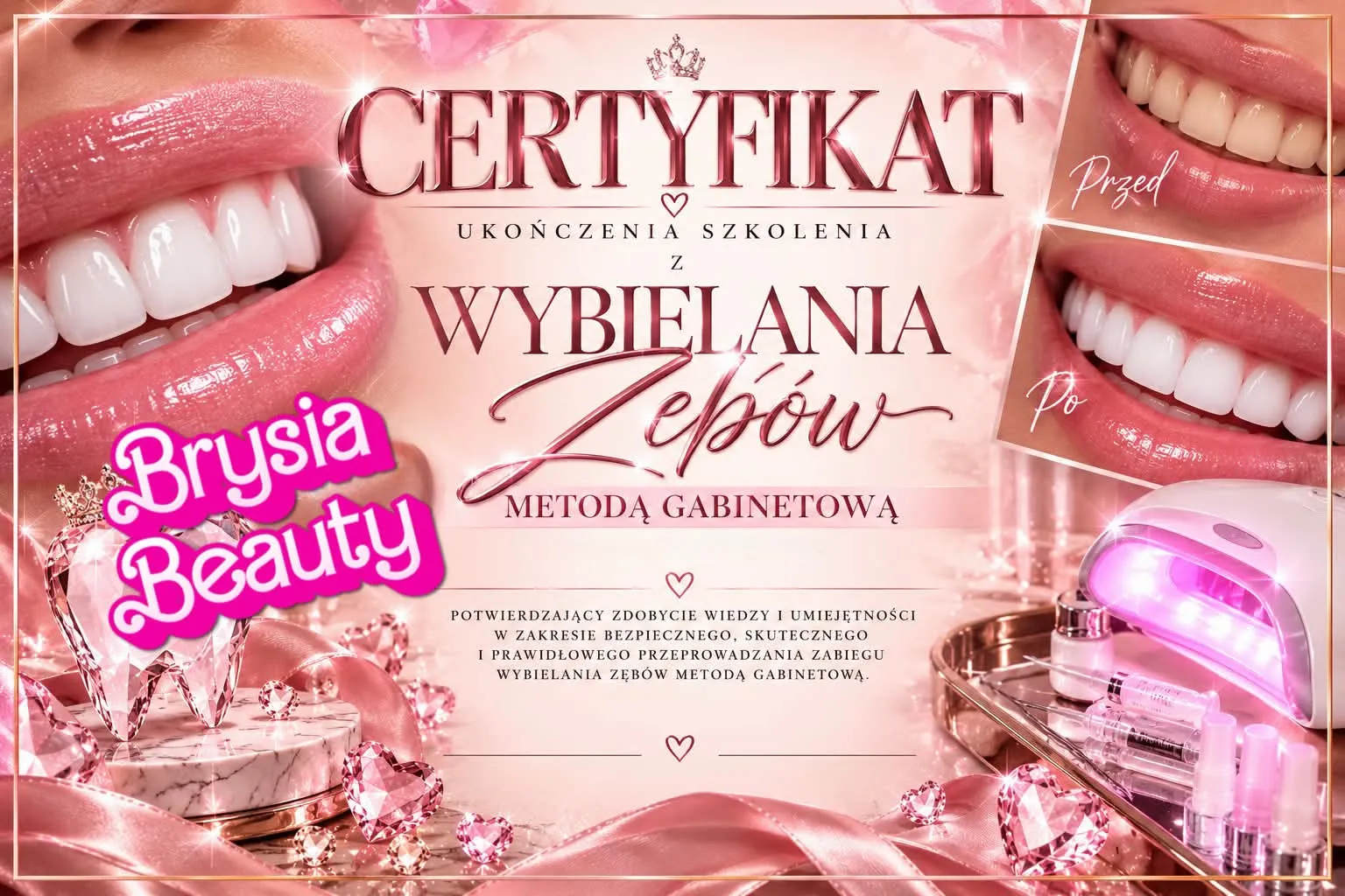 Wybielanie zębów metodą gabinetową